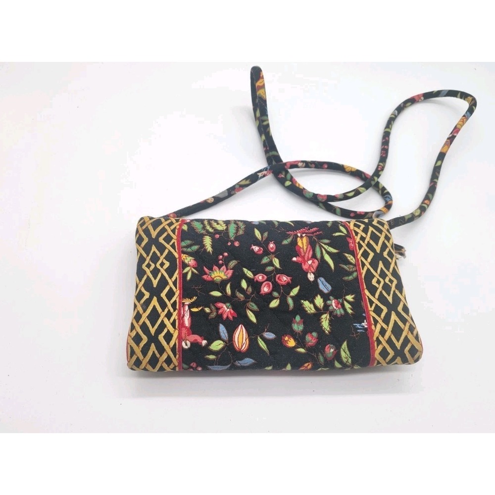 Vintage Vera Bradley Tote Purse And Crossbody Wallet Set- Ming Pattern- EUC - Picture 2 of 12